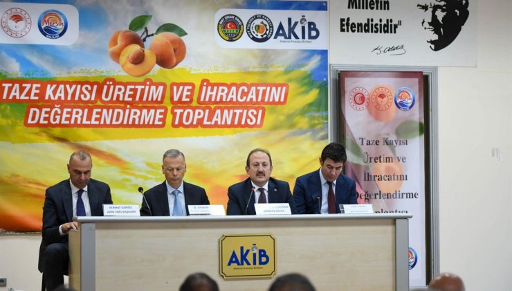 VALİ ALİ HAMZA PEHLİVAN, “TAZE KAYISI ÜRETİM VE İHRACATINI DEĞERLENDİRME TOPLANTISI”NA KATILDI