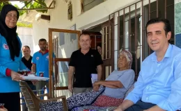 Mersin Bozyazı Kaymakamı aileleri ziyaret etti
